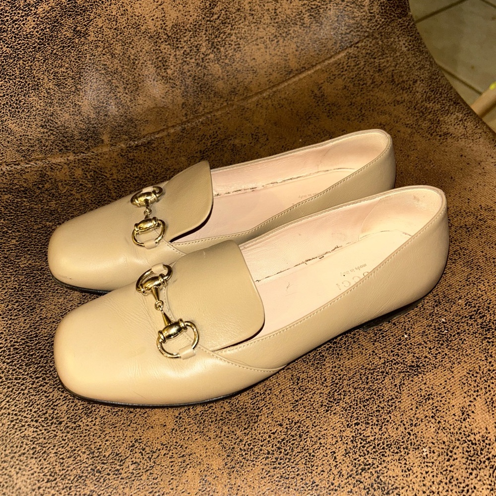 Gucci Horsebit Leather flats - used